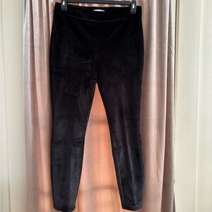 Nanette Lepore Velvety-Soft Black Leggings Sz L